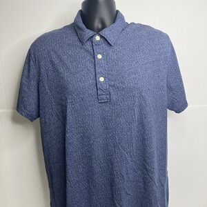 Grayers Clothiers‎ Polo Shirt Men's Large Blue Golf Cotton/Poly Blend Stretch